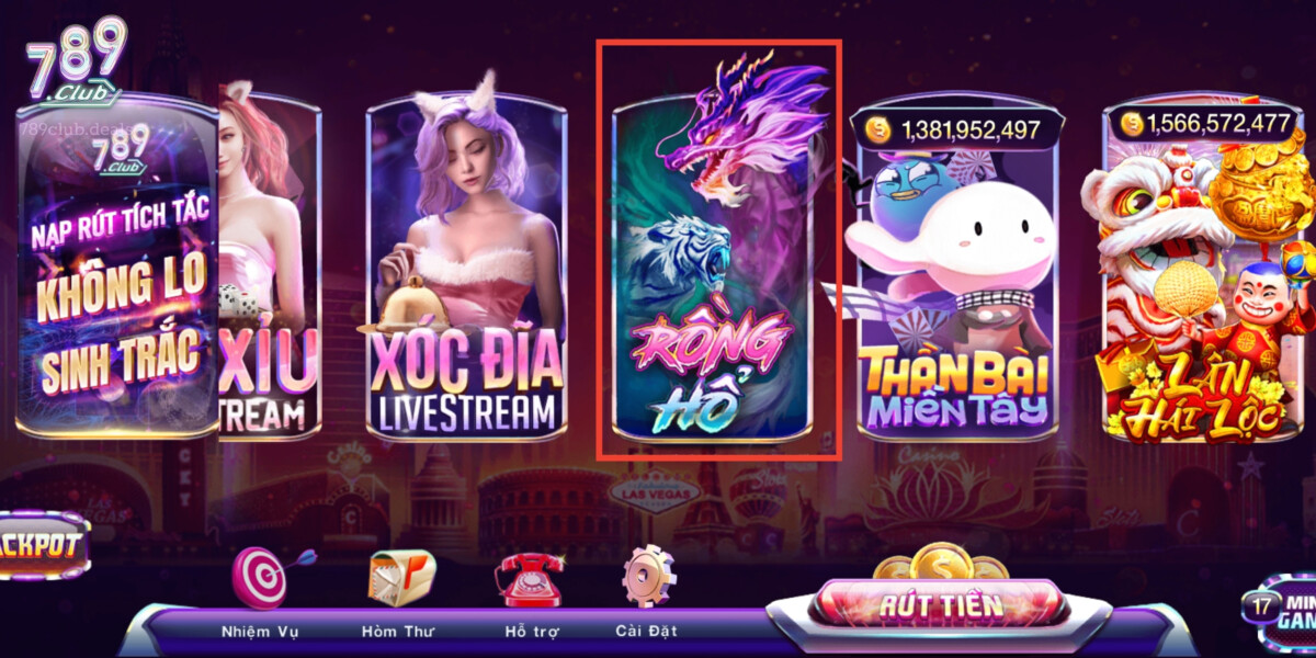 Game Rồng Hổ Tại 789Club