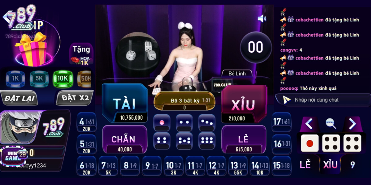 Tính năng Chat Tổng trong Tài Xỉu tại 789 Club